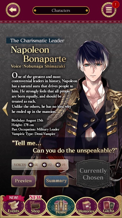 Ikemen Vampire - Otome Game - screenshot-7