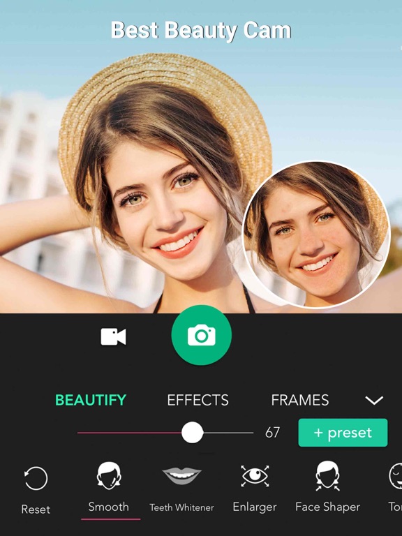 YouCam Perfect - Selfie Cam with Collages, Frames & Effects screenshot