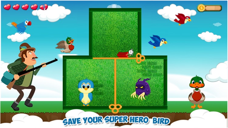 Superhero Bird VS Hunter screenshot-6