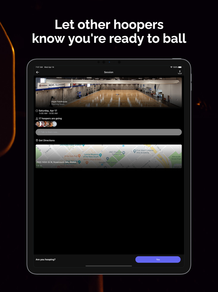 HoopSpots Pickup Basketball