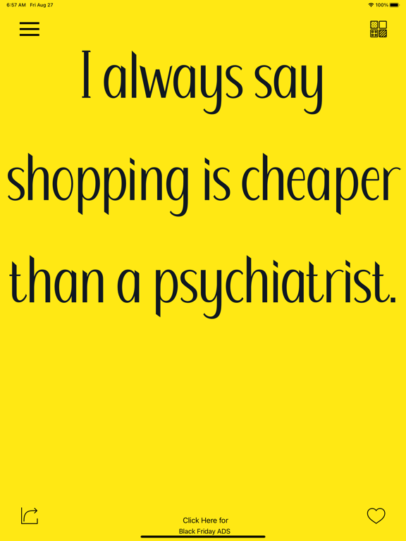 Black Friday Shopping Quotes screenshot 3