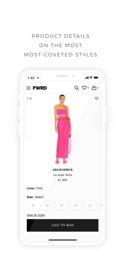 FWRD app screenshot