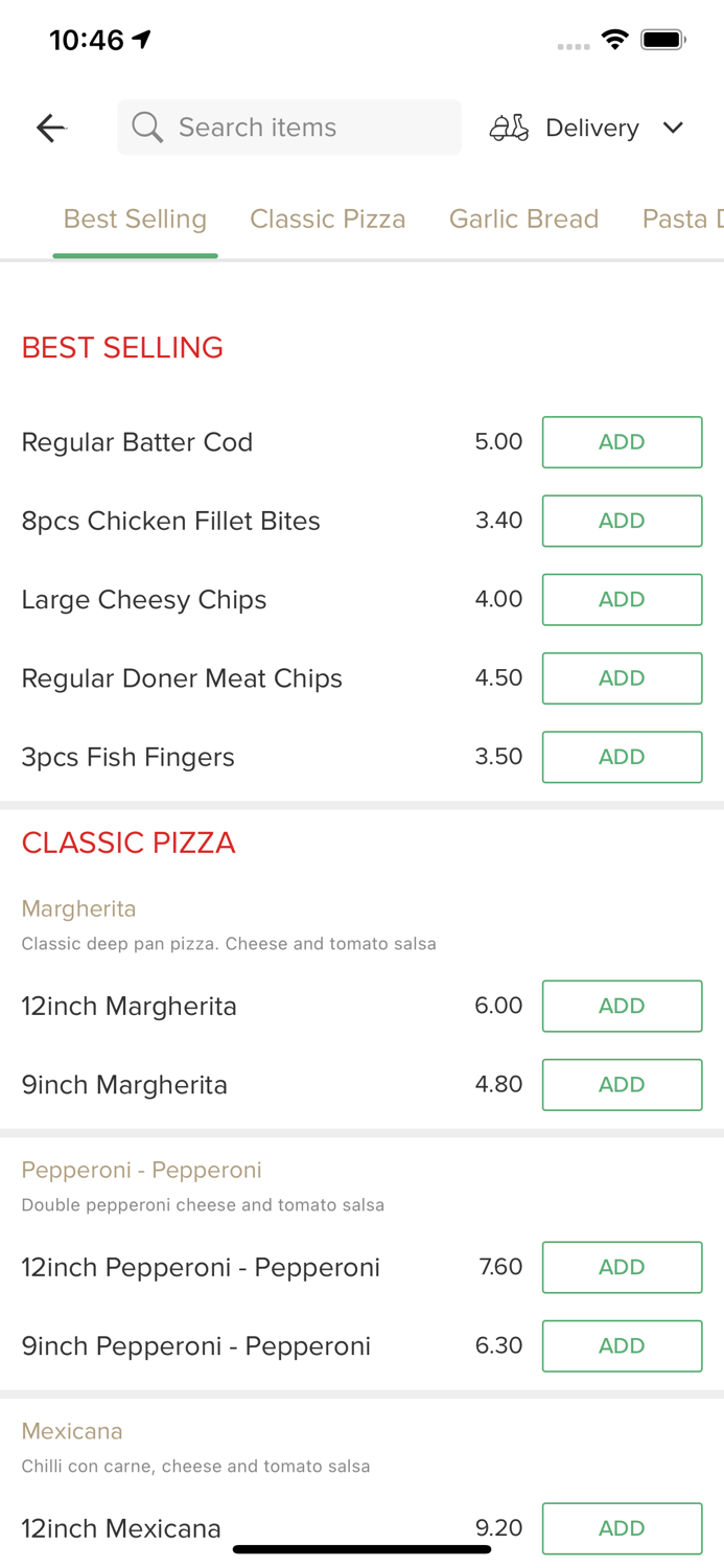 Clayton Traditional Fish.