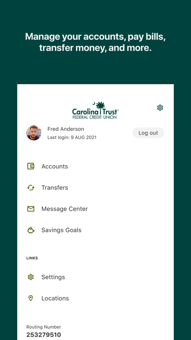 How to cancel & delete Carolina Trust Mobile Banking from iphone & ipad 3