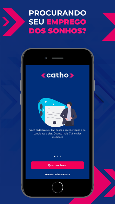 How to cancel & delete Vagas de Emprego - Catho from iphone & ipad 1