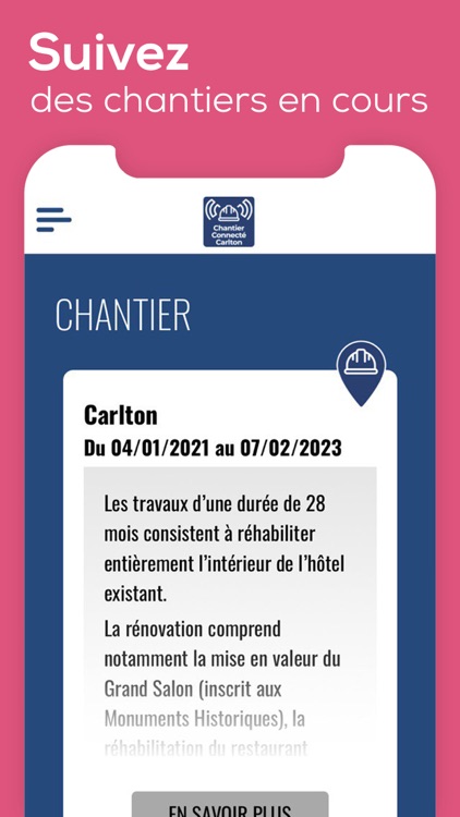 Chantier Connecté Carlton screenshot-3