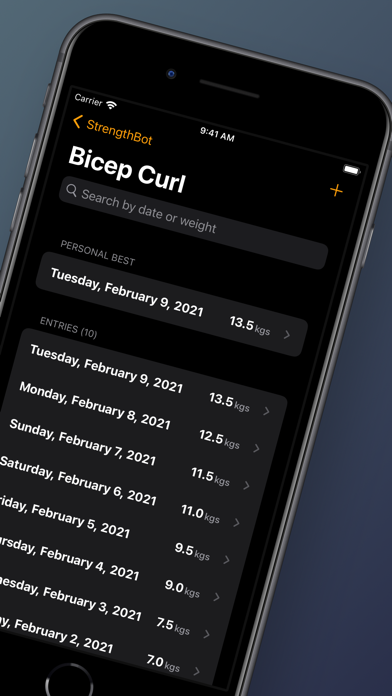 StrengthBot - Workout Tracker screenshot 2