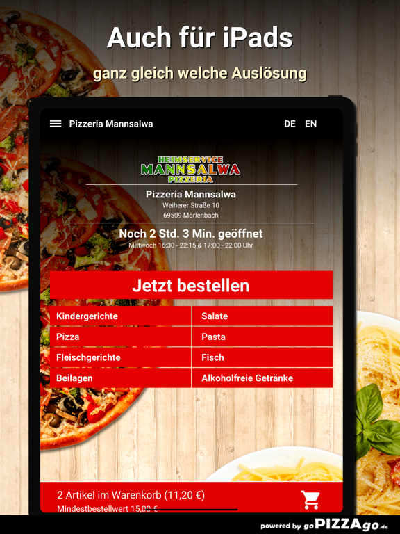 Pizzeria Mannsalwa Mörlenbach screenshot 7