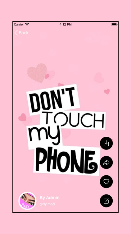 3D Dont Touch My Phone Wallpapers  Top Free 3D Dont Touch My Phone  Backgrounds  WallpaperAccess