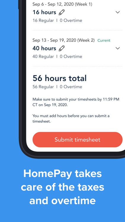 HomePay Time Tracker