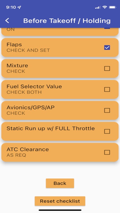 Checklist-C172 screenshot-3