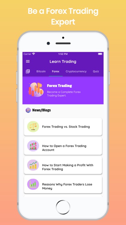 Learn Forex & Bitcoin Trading screenshot-2
