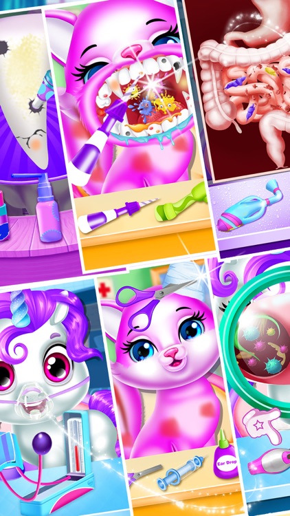 Baby Pets! Doctor Dentist Game screenshot-3