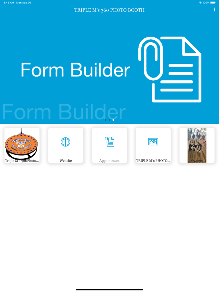 TRIPLE M’s 360 PHOTO BOOTH