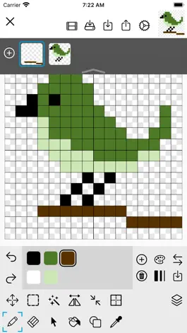 Game screenshot Warbler - pixel art editor mod apk