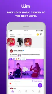 lÜm | home for artists & fans iphone screenshot 1