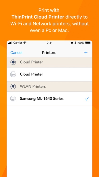 ThinPrint Cloud Printer screenshot-0