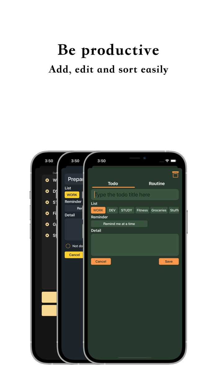 Today Do To-do  Routine