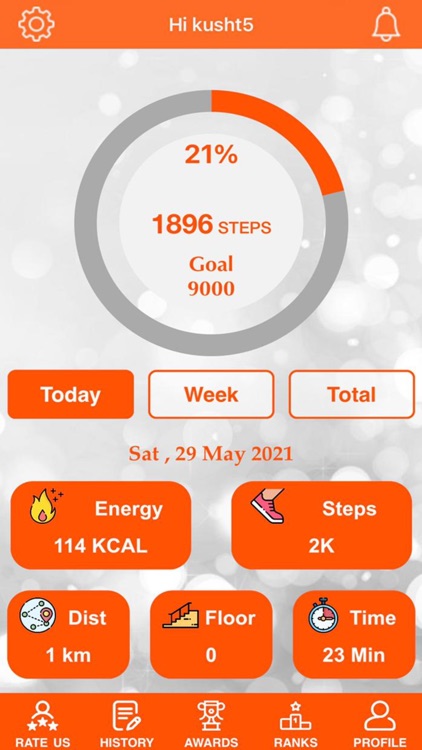 Pedometer+Walk Step Weightloss