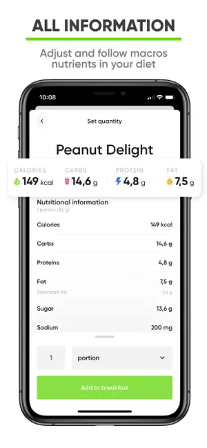 Captura 4 Nutrition Coach: Food tracker iphone