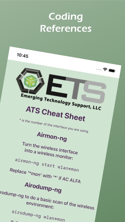 ETS RF Quick Reference screenshot-6