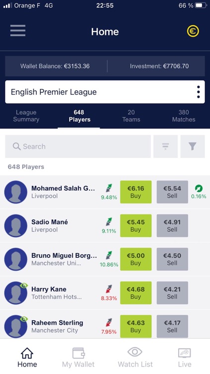 Virtual Sports Trading