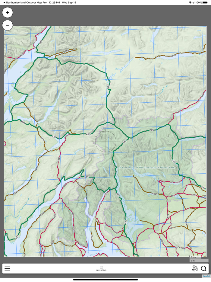 Lomond, South Scotland Map Pro