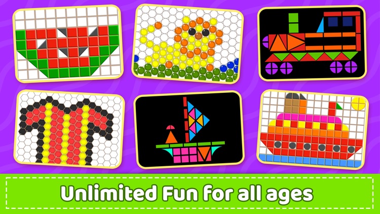 Mosaic Puzzles Kids Art Games screenshot-6