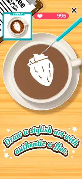 Game screenshot Latte Art Meister apk