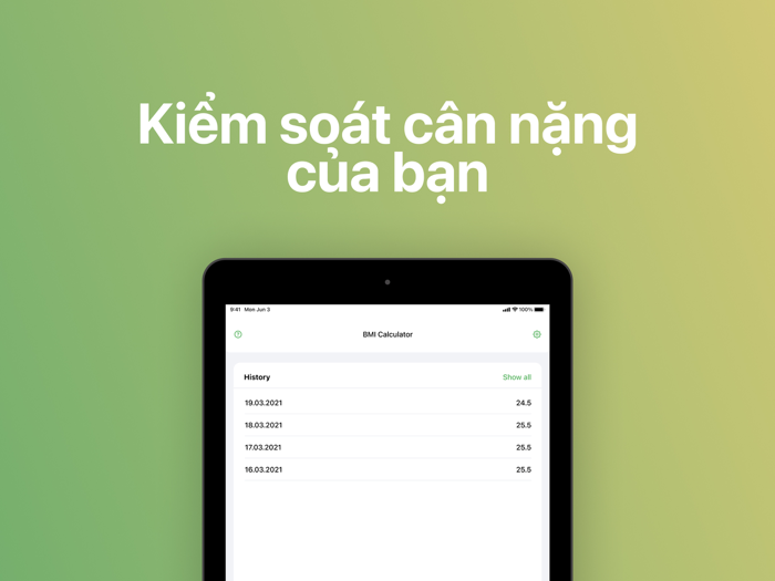 Tính Toán BMI App Giảm Cân