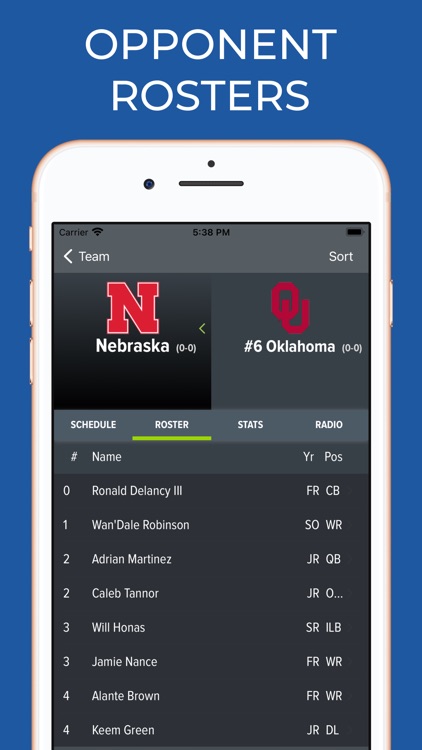 Oklahoma Football Schedules screenshot-7