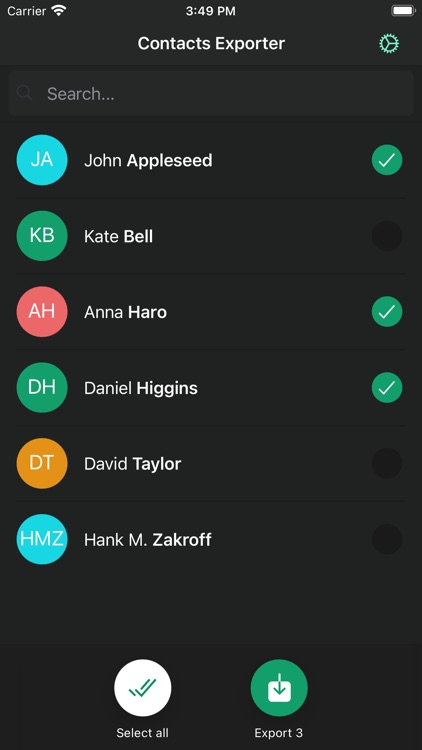 Awesome Contacts Exporter