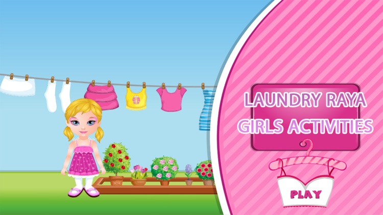 Laundry Raya girls activities