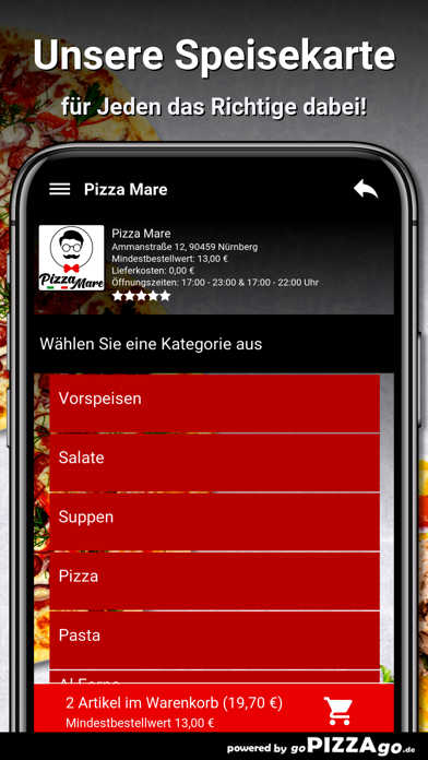 Pizza Mare Nürnberg screenshot 4