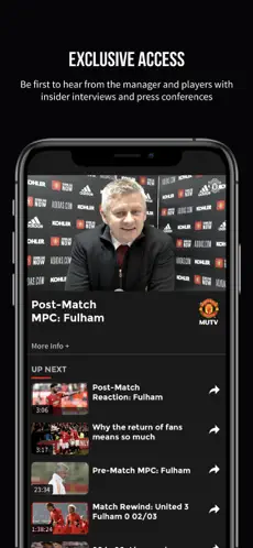 Screenshot 2 MUTV - Manchester United TV iphone