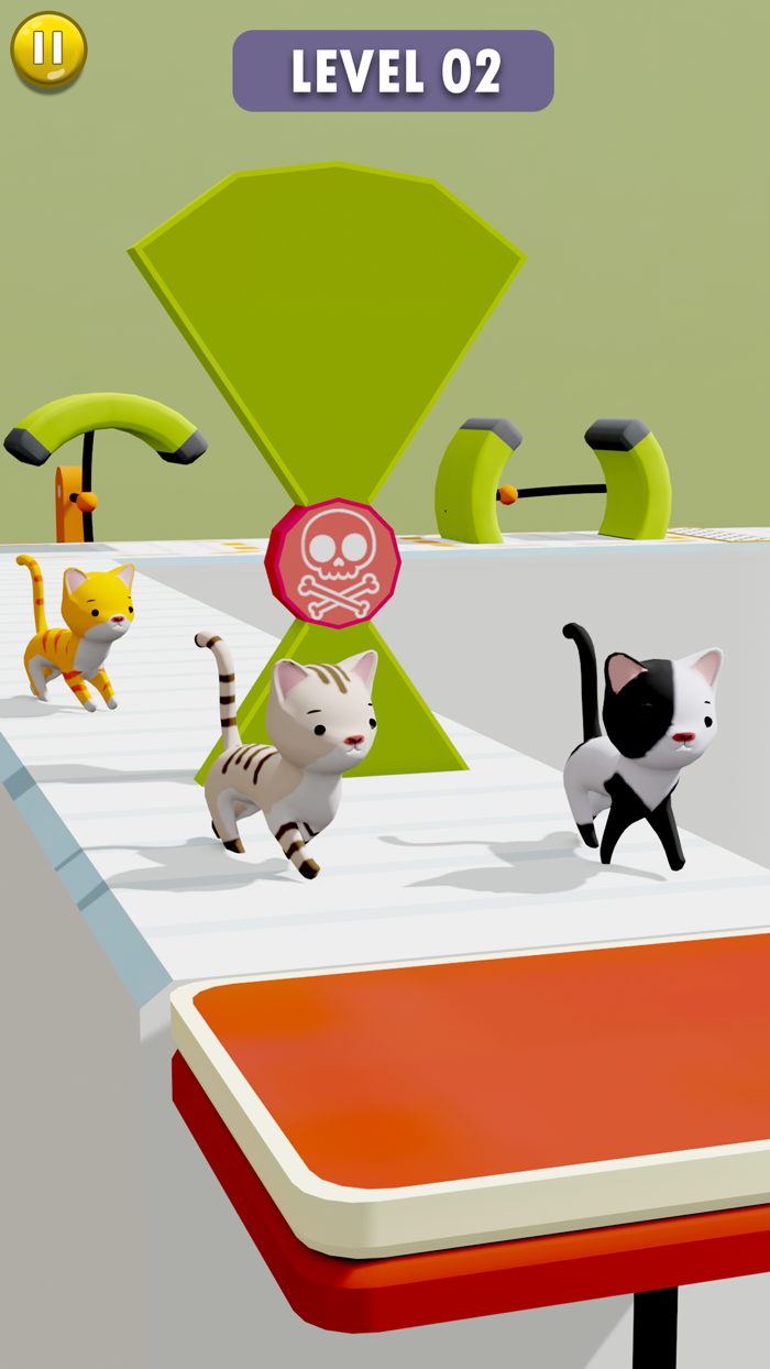 Cat Run - Toon Blast 3D