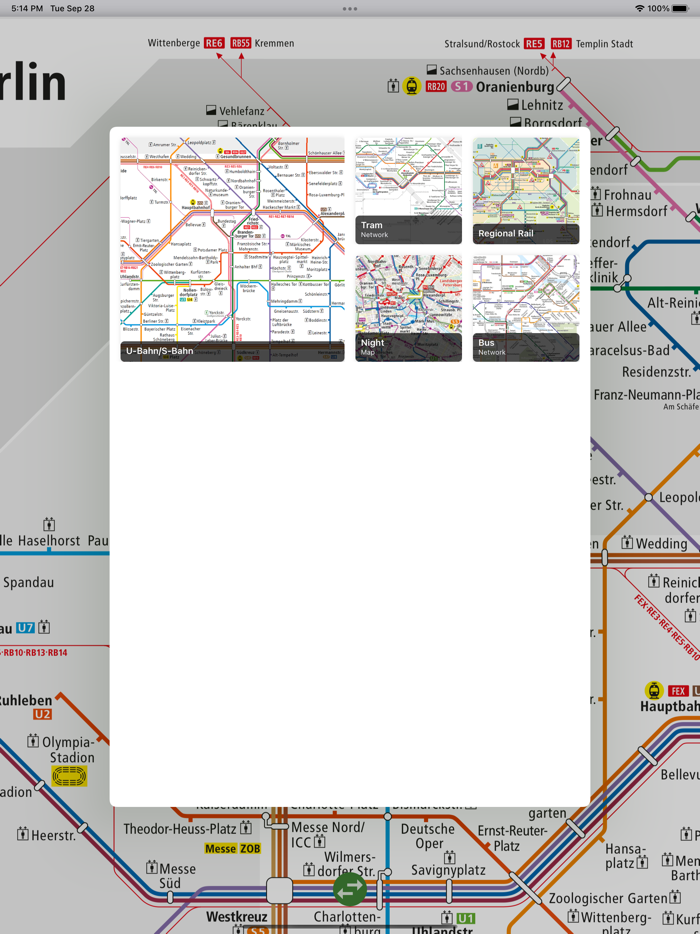Berlin U-Bahn/S-Bahn Maps