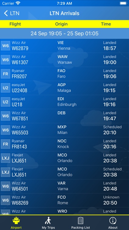 Luton Airport (LTN) + Radar