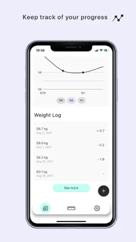 Game screenshot ez Weight & BMI Tracker apk