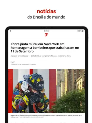 Screenshot 6 G1 Portal de Notícias da Globo iphone