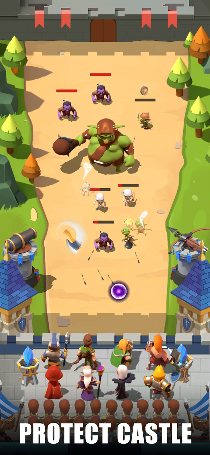 Castle Defense：Idle TD