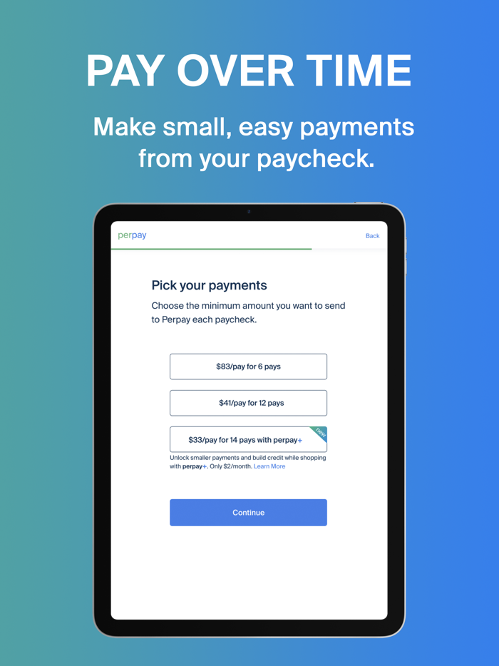 Perpay Shop and build credit