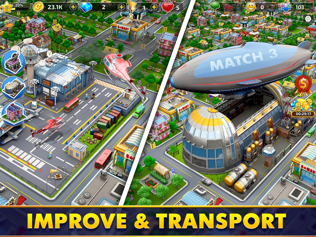 Mayor Match・City Builder Games App voor iPhone, iPad en iPod touch
