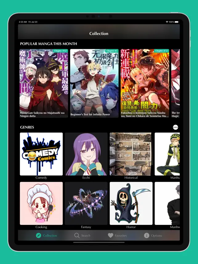 Screenshot 2 MangaBAT - Manga Rock Pro iphone