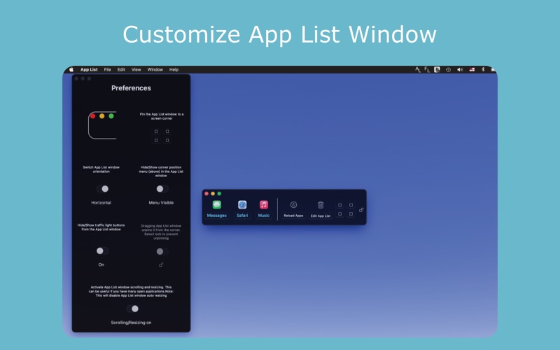 App List Screenshots
