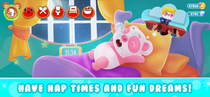 Virtual Pet Care - Piggy Panda