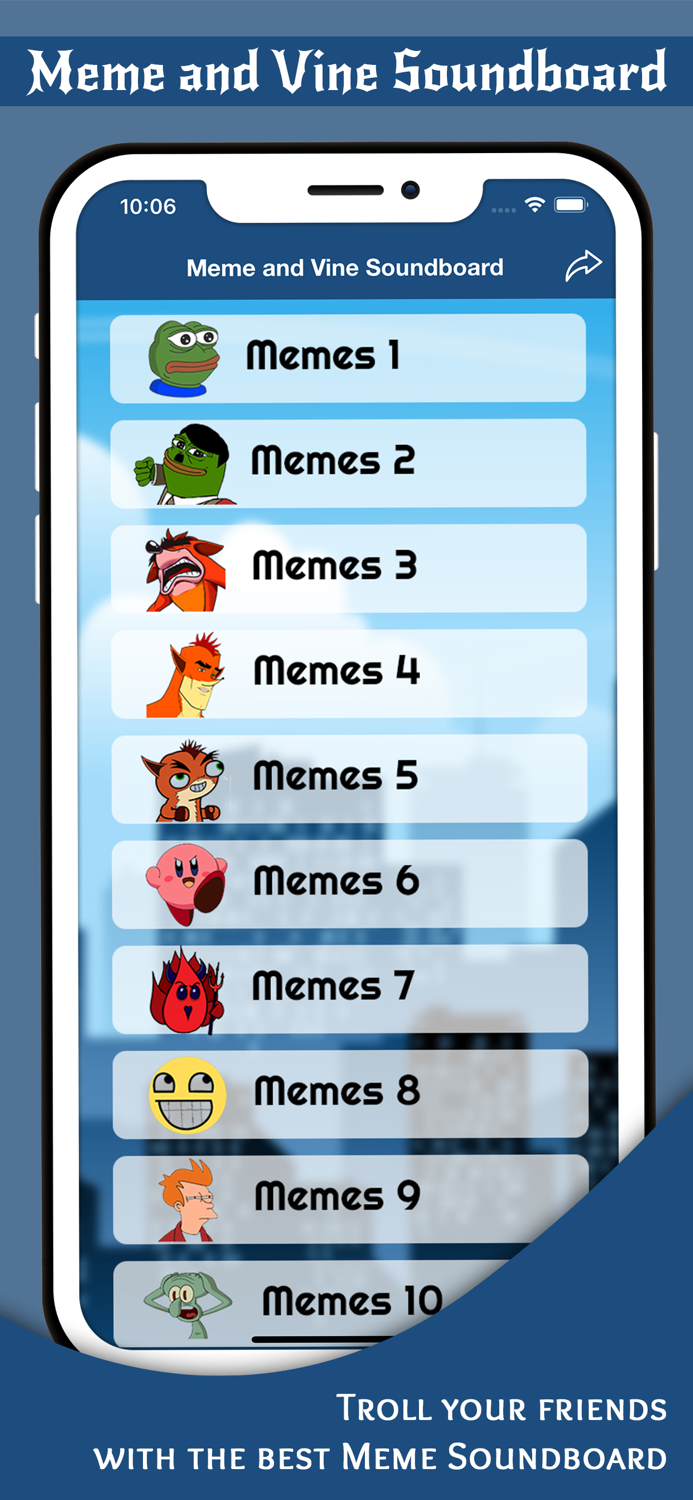 Meme and Vine Soundboard