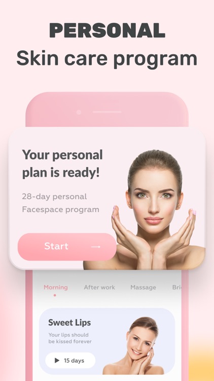 Face yoga: Facespace. Skincare