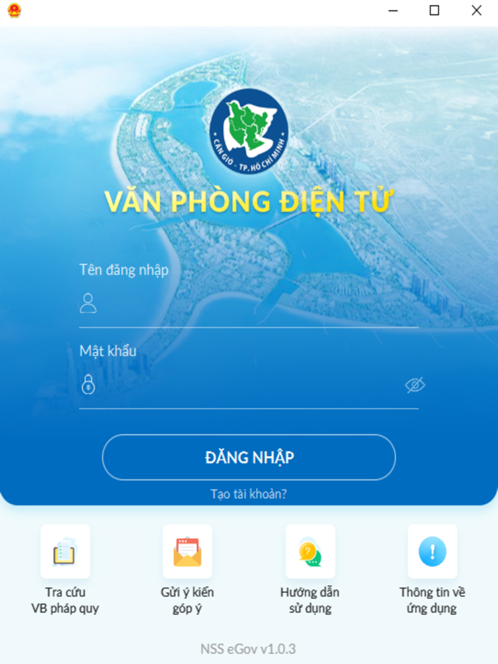 Văn phòng điện tử Cần Giờ