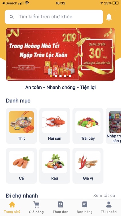 Chợ khoẻ - Đi chợ thời 5G